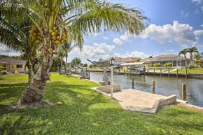 Bright Home with Dock and Canal View in Cape Coral!